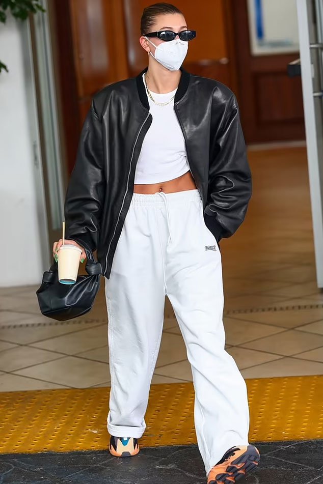 Hailey Bieber looks jaw-dropping gorgeous during her appearance in LA ...