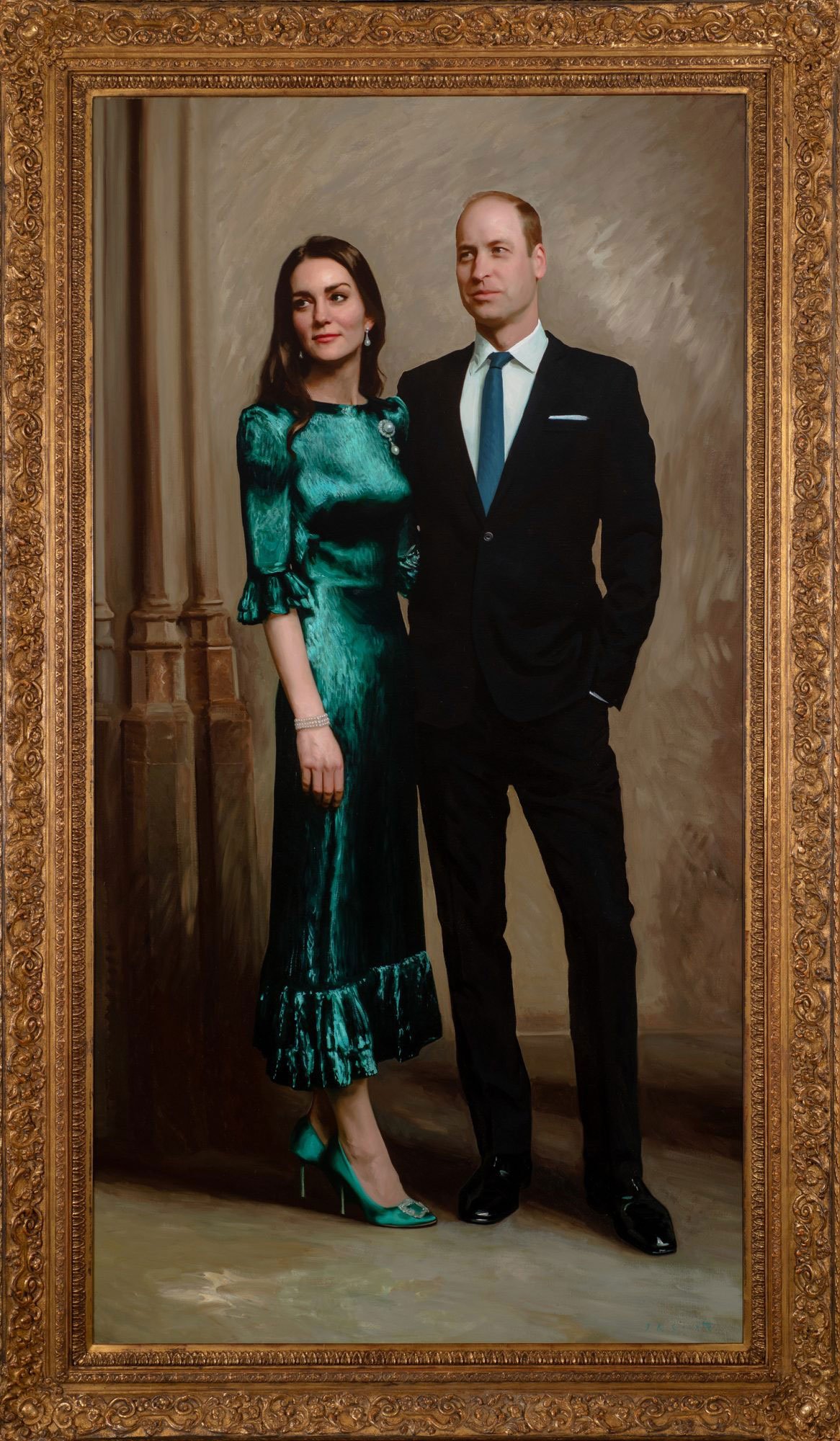 See Official Portrait of Kate Middleton and Prince William unveiled