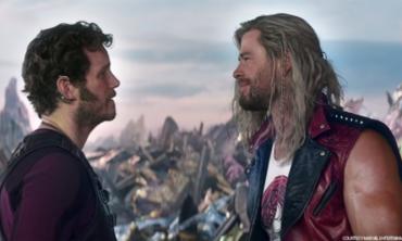 The Guardians of the Galaxy Holiday special has these Thor Love and Thunder characters
