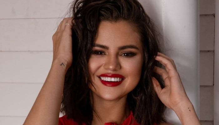 Selena Gomez wows in One-Piece Swimsuit from La'Mariette Collaboration