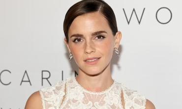 Emma Watson looks breathtakingly gorgeous in sheer white gown