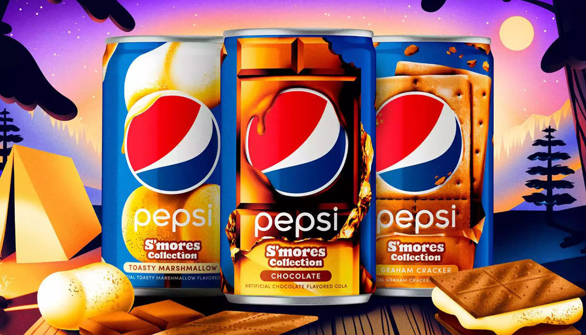 Graham Cracker Pepsi Beverage giant unveils three campfire flavours