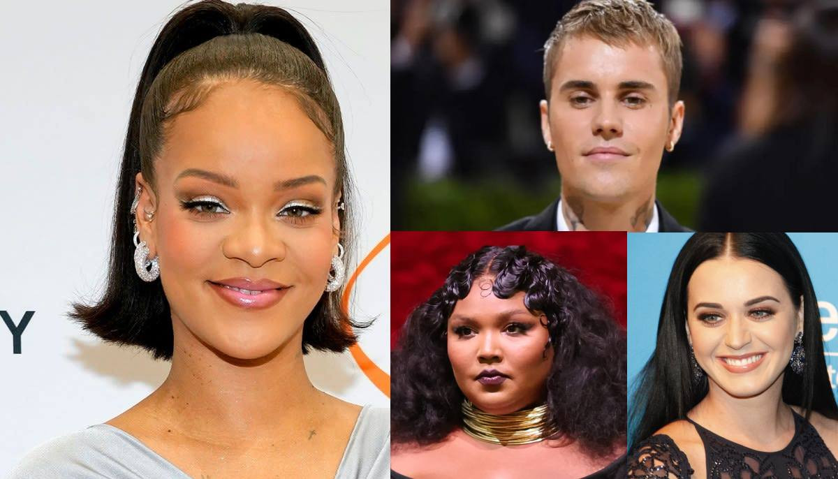 Justin Bieber, Katy Perry and Lizzo’s surprising reaction to Rihanna’s ...