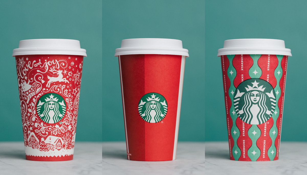 See: Starbucks coffee holiday cups over the years - The Celeb Post