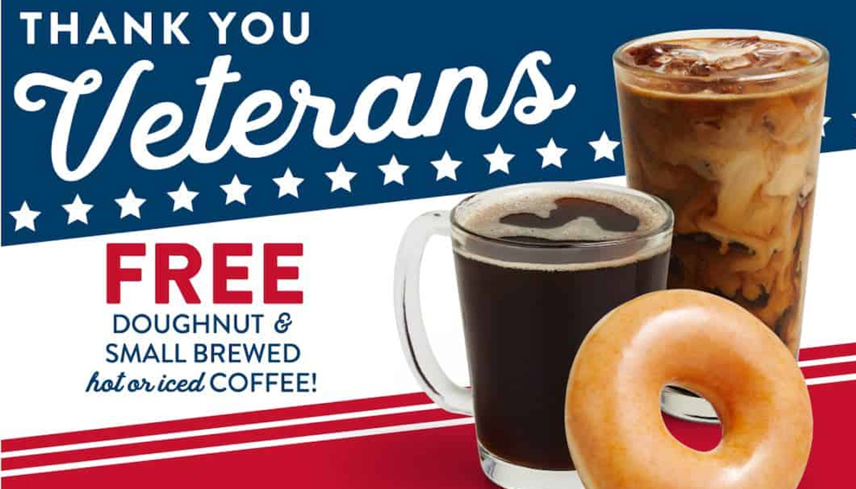 Here's how to claim Krispy Kreme Veterans Day deal The Celeb Post