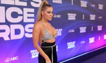 Carmen Electra looks glittery in Bikini Gown at People Choice Awards 2022