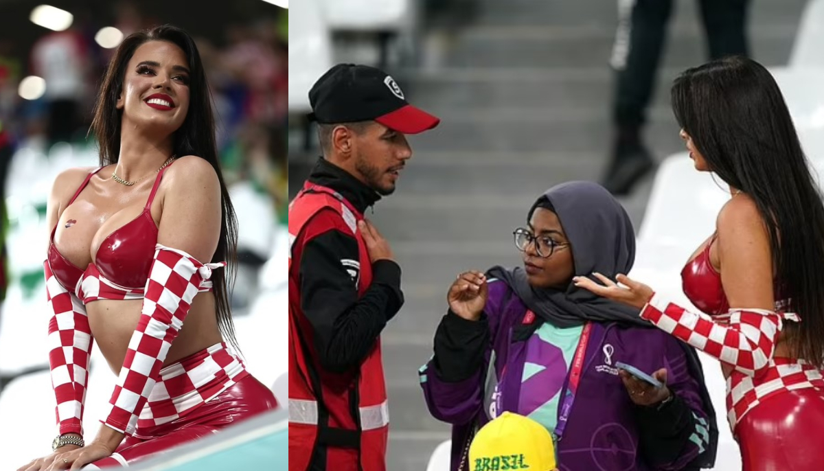 Qatar World Cup Viral Croatian fan Ivana Knoll gets in trouble with