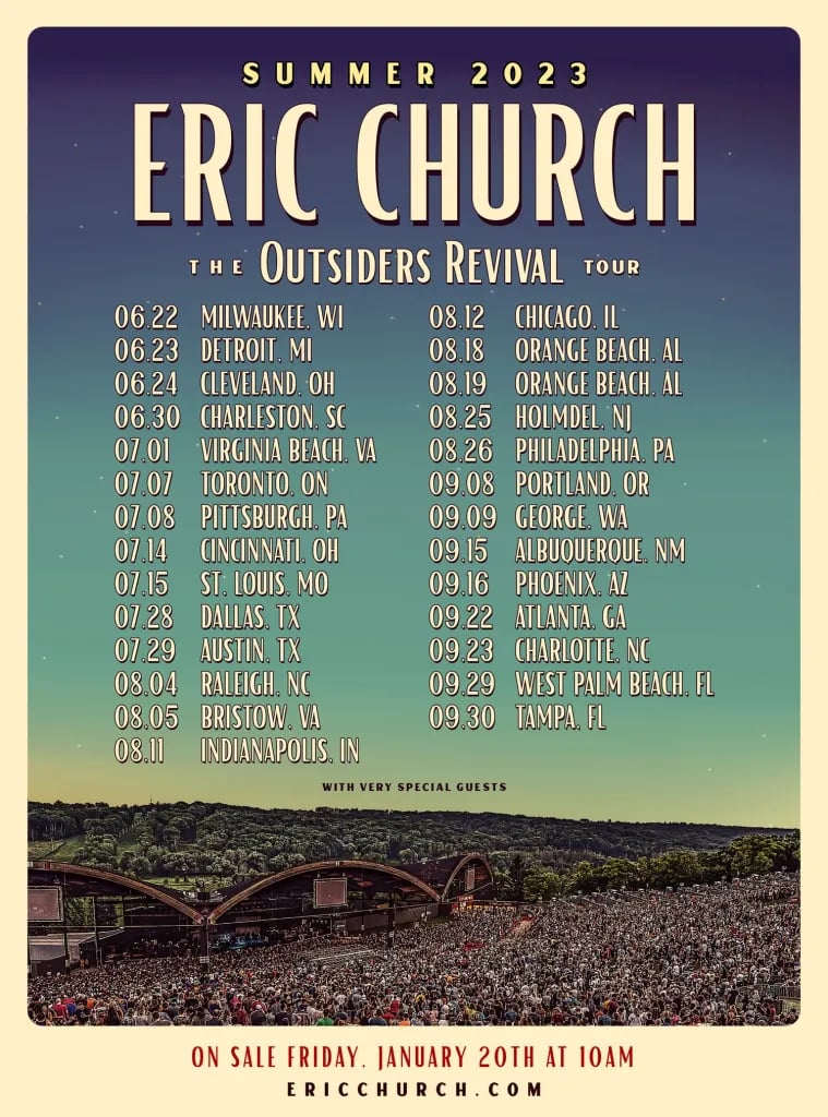 eric church revival tour toronto