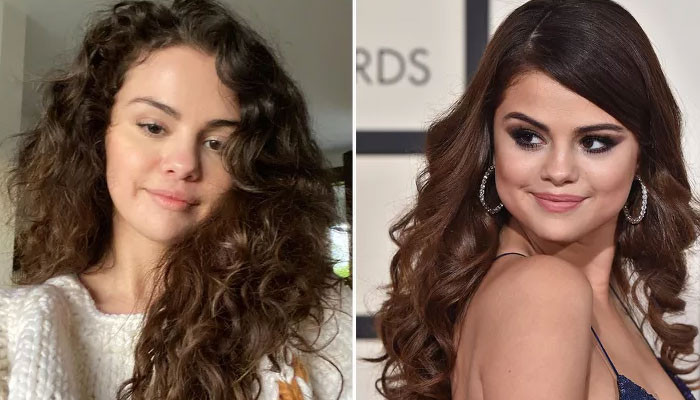 Selena Gomez gives fans rare glimpse of naturally unruly, curly hair