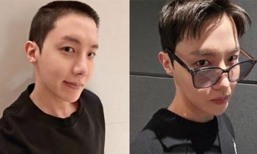 BTS' J-Hope rocks new buzz cut as he joins mandatory military service