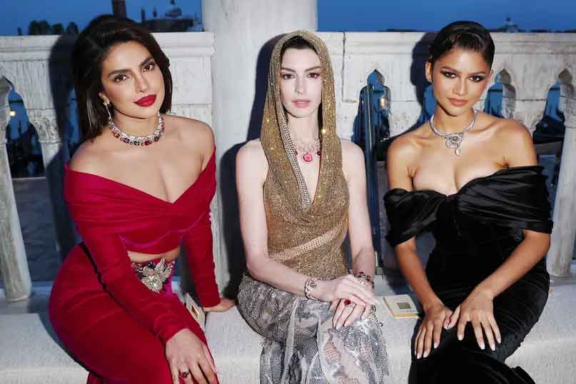 Priyanka Chopra, Anne Hathway, and Zendaya