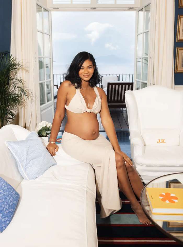 Chanel Iman, Pregnant model gets ENGAGED to Davon Godchaux on ‘Italy babymoon’