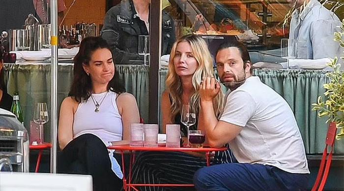 Lily James and Sebastian Stan enjoy Al Fresco lunch - The Celeb Post