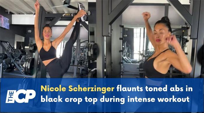 Nicole Scherzinger Flaunts Toned Abs In Black Crop Top During Intense Nicole Scherzinger Flaunts Toned Abs In Black Crop Top During Intense