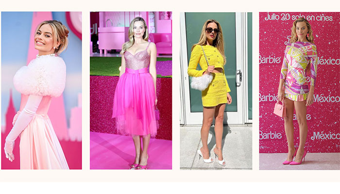 Margot Robbies Babilicious fashion journey: A sneak peek into iconic style.