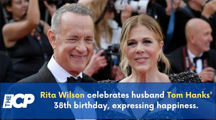Rita Wilson celebrates husband Tom Hanks&rsquo; 38th birthday, expressing
