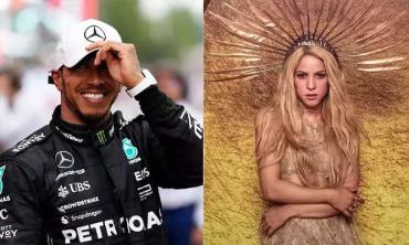 Shakira, Lewis Hamilton can't keep hands off each other on London night out