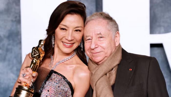 Michelle Yeoh brings Oscar statuette to wedding with Jean Todt