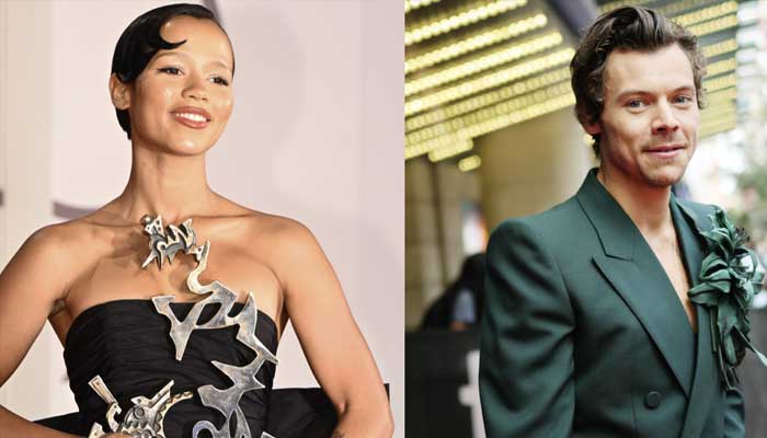 Harry Styles and Taylor Russell first sparked romance rumors last month