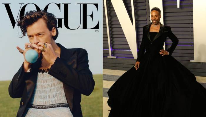 Billy Porter acts furious over Vogue for featuring Harry Styles in dress