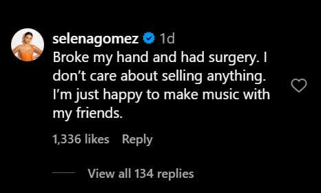 Selena Gomez undergoes surgery amid release of her new single