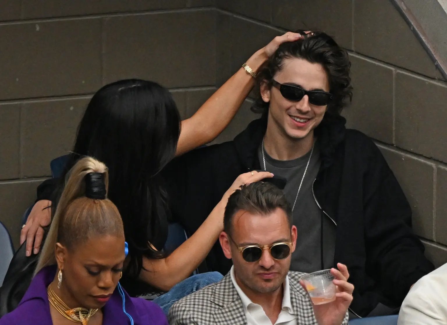 Kylie Jenner, Timothée Chalamet pack on PDA at 2023 US Open: See