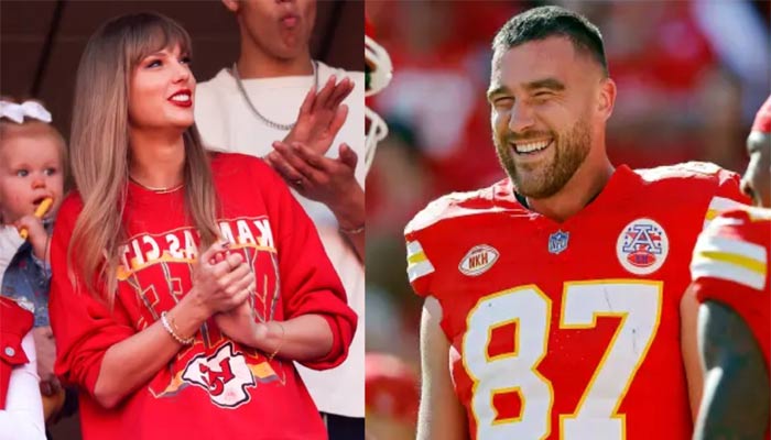 Taylor Swift and Travis Kelce sighted at the new game