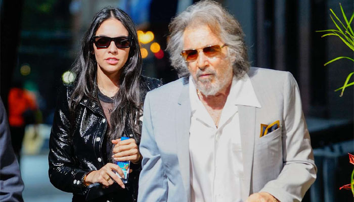 Al Pacino’s girlfriend Noor Alfallah dines out with brother after child support win