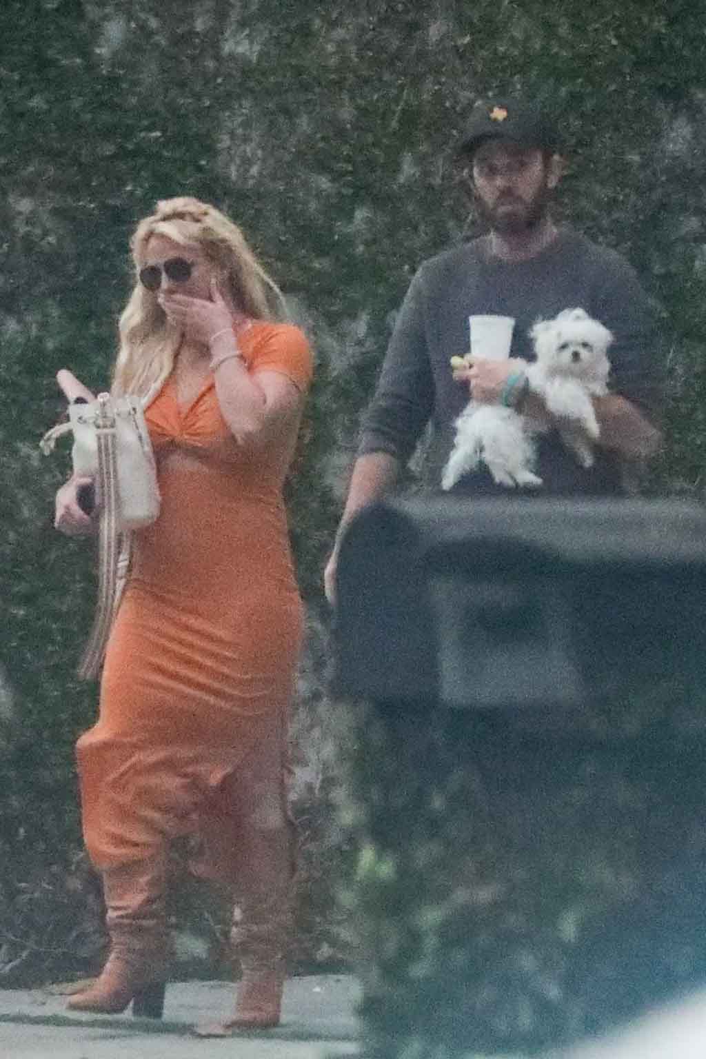 Britney Spears with her pal