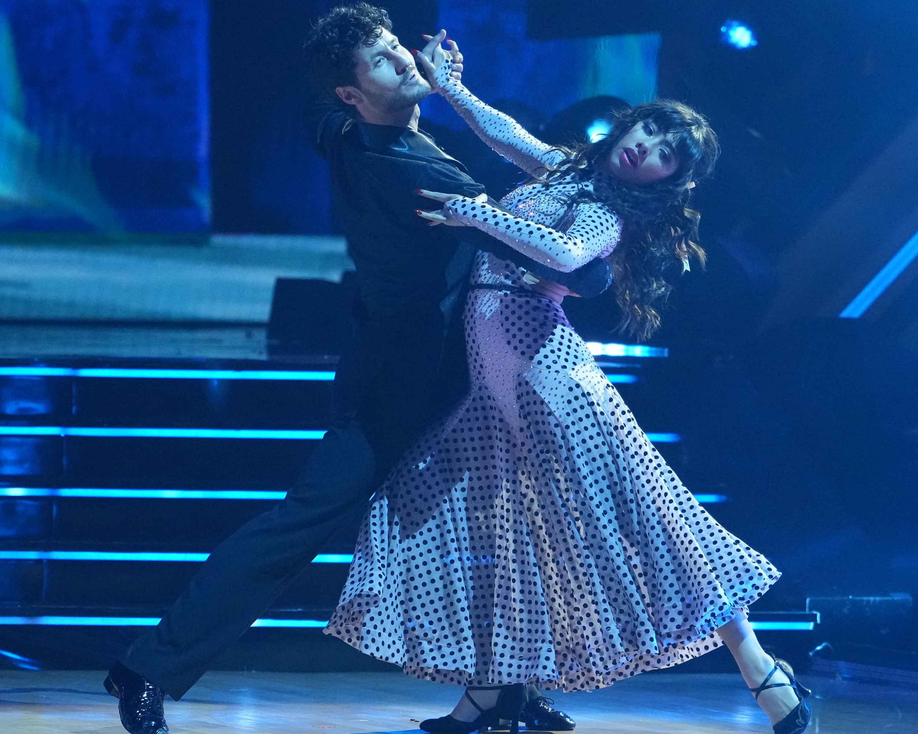 Xochitl Gomez and Val Chmerkovskiy the winner of the Dancing with the Stars season 32