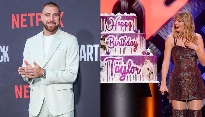 Taylor Swift and Travis Kelce had an early birthday celebration together in Kansas City on Sunday