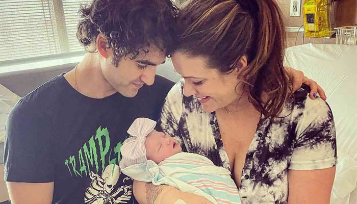 Darren Criss and Mia Swier share 20-month-old daughter Bluesy Belle and are expecting another baby
