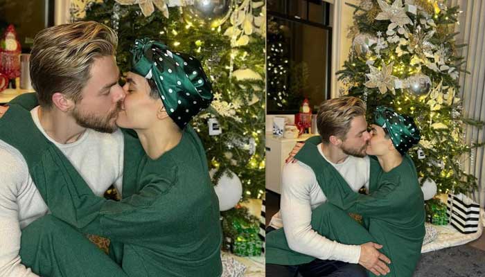 Derek Hough celebrates wife Hayley Erberts recovery on Christmas