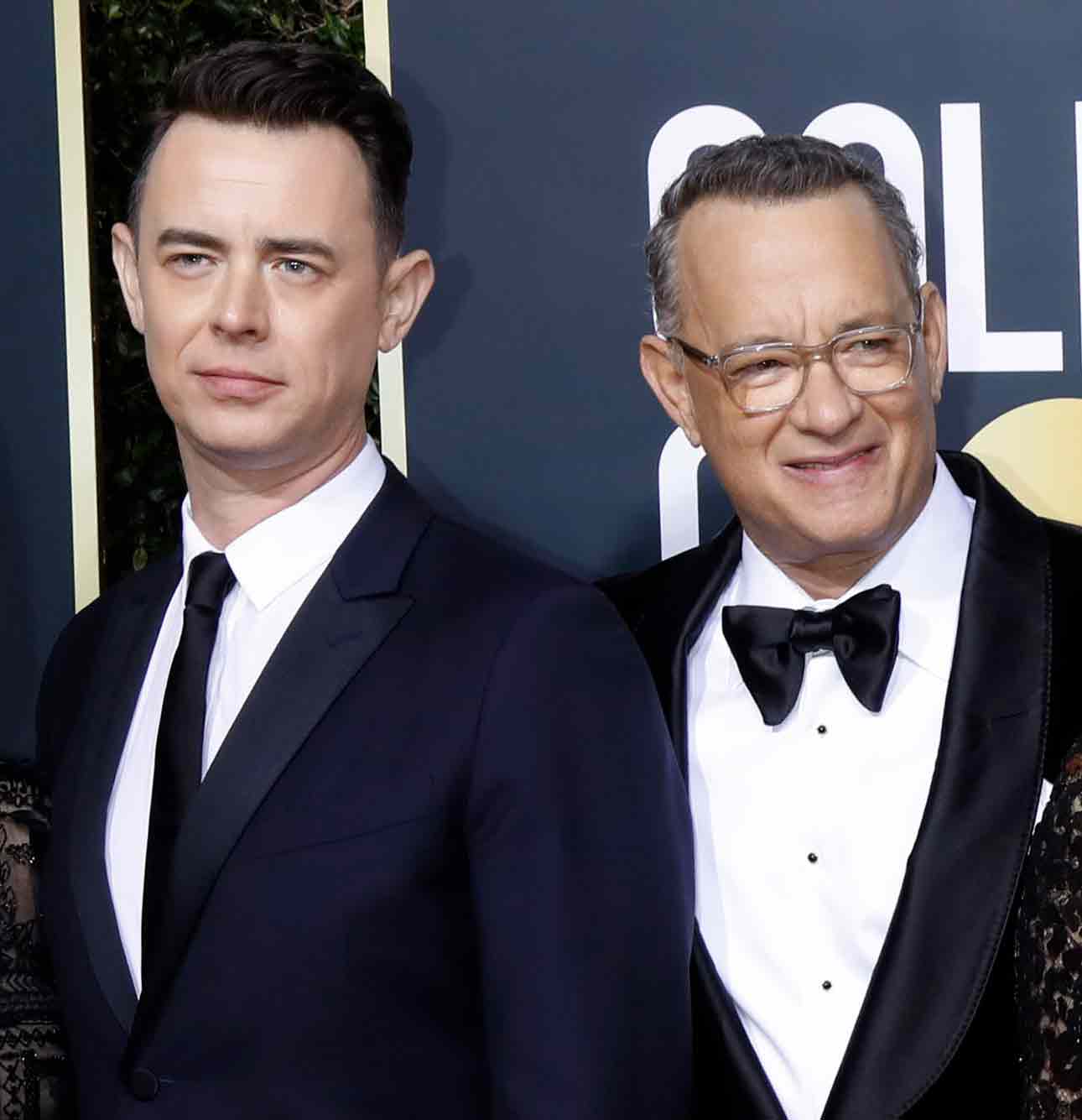 Colin and Tom Hanks at the NBC Golden GLobe 2023 awards