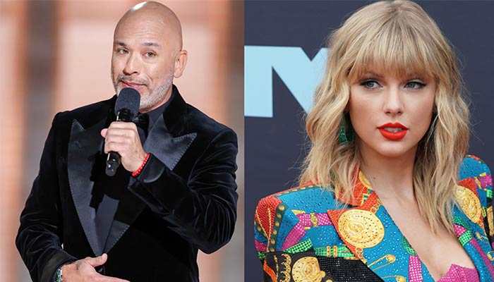 Jo Koy poked fun at the NFL and got a death stare from Taylor Swift