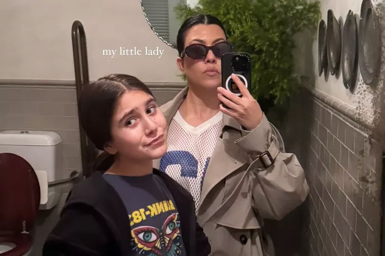 Kourtney Kardashian, daughter Penelope enjoy girl time