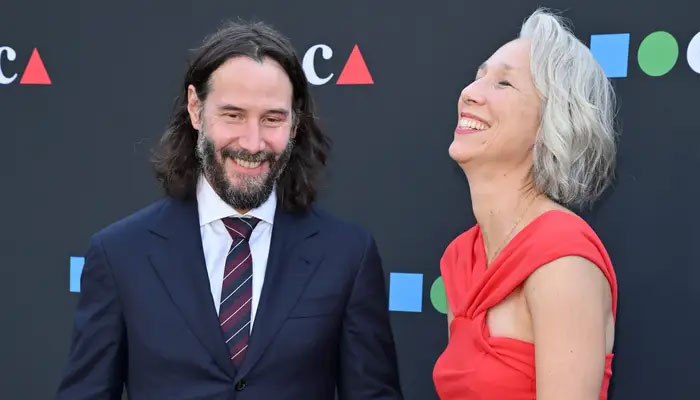 Keanu Reeves is in a happy relationship with Alexandra Grant