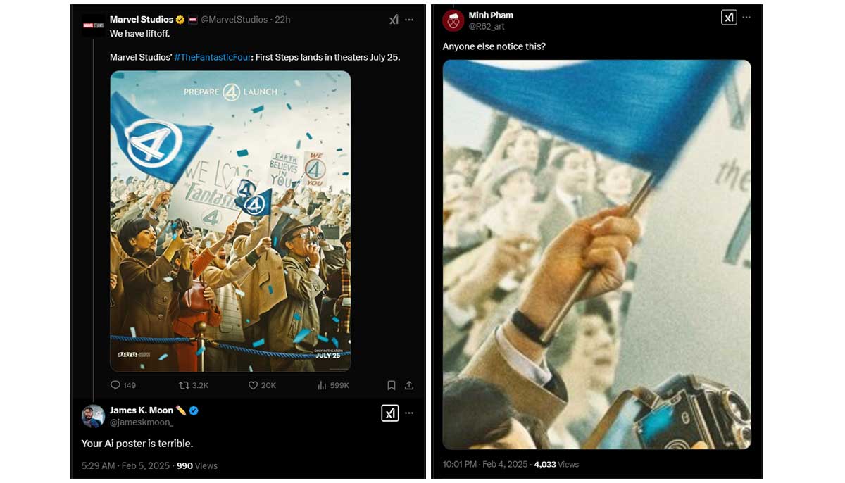 ‘The Fantastic Four’ poster sparks fans fury