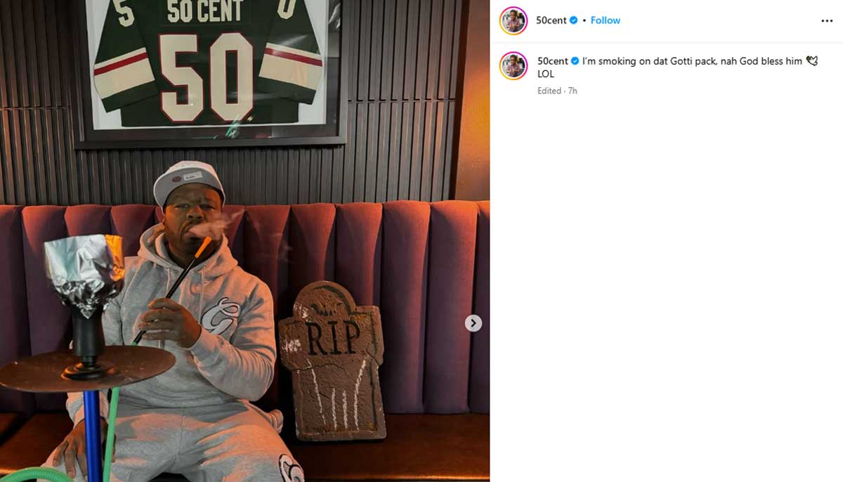 50 cent puts up cryptic post on Irv Gotti’s death