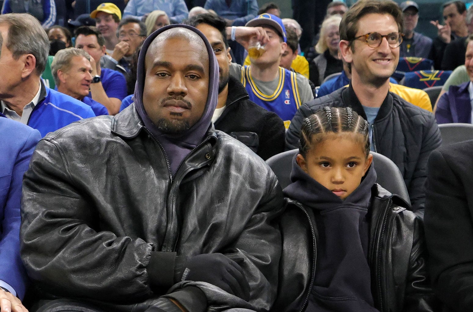 Kanye West recalled a moment when Saint got into an altercation with another child