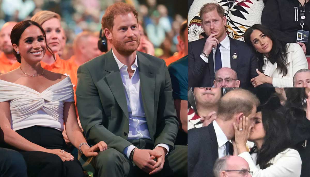 Tearful Prince Harry gets supporting hand from Meghan Markle