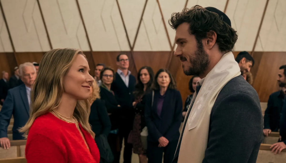 Are Kristen Bell and Adam Brody having an affair? Erin Foster jokes about their chemistry