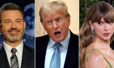Trump vs. Taylor Swift? Jimmy Kimmel steps in and claps back