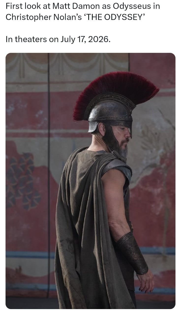 ‘The Odyssey’ by Christopher Nolan: 1st look revealed