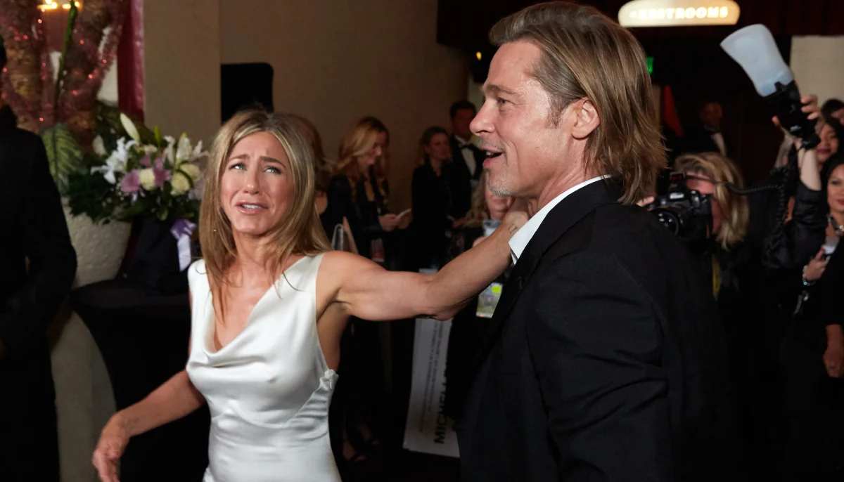 Brad Pitt has been pitching film ideas to Jennifer Aniston for years, though she had previously been hesitant