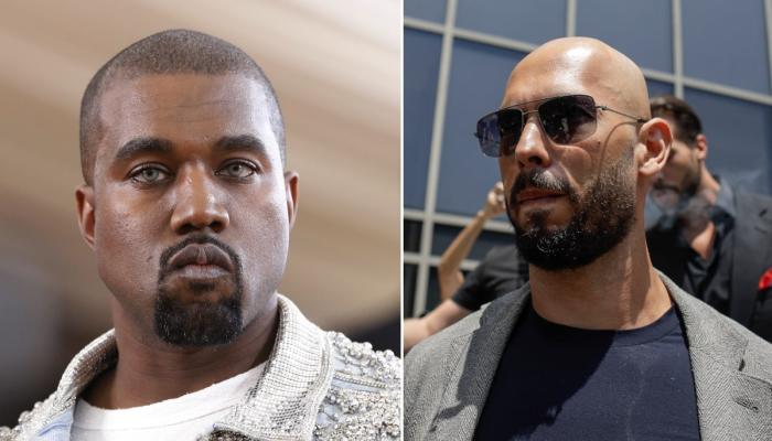 Kanye West and Andrew Tate