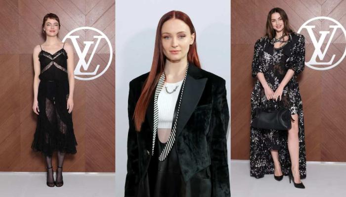 Emma Stone, Sophie Turner, Ana De Armas sizzle at Paris Fashion Week.