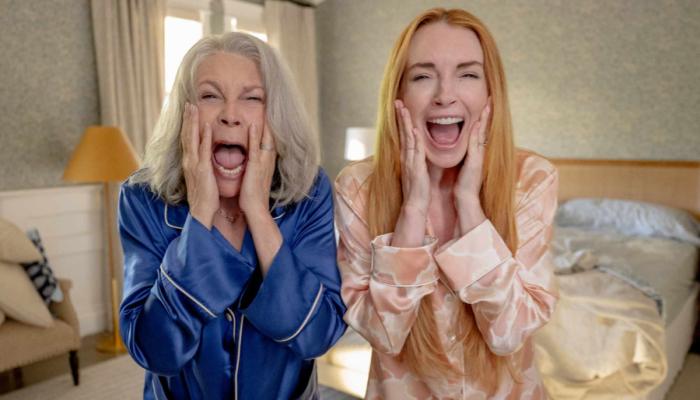 Lindsay Lohan and Jamie Lee Curtis reprise their iconic roles as Anna and Tess Coleman in Freakier Friday