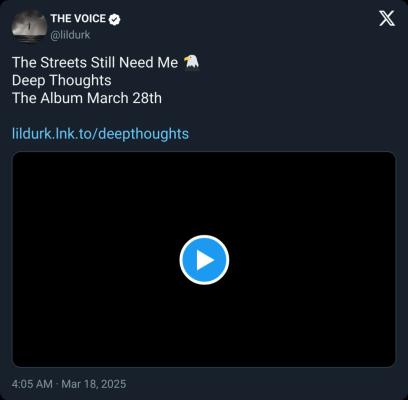 Lil Durk announces new album from jail