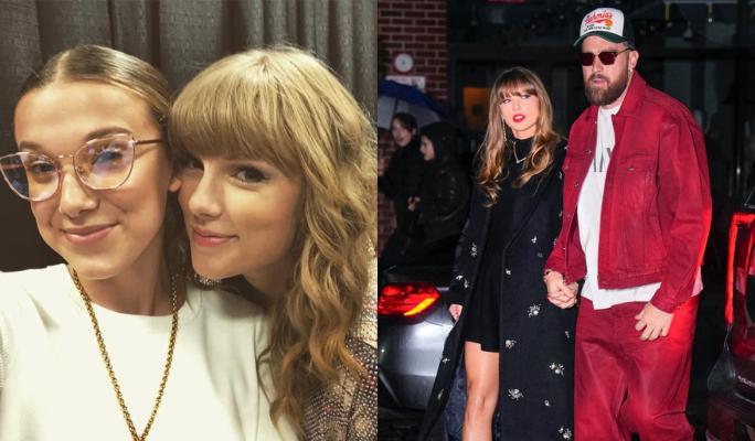 Millie Bobby Brown spills Taylor Swift, Travis Kelce romance secrets